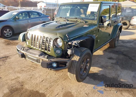 2016 Jeep Wrangler Unlimited 75Th Anniversary from USA, damaged, VIN 1C4BJWEG4GL309008